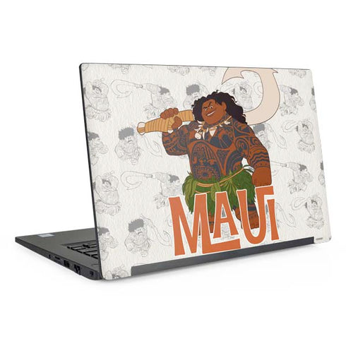 Disney Princess Moana Maui Pattern Dell Latitude Skin