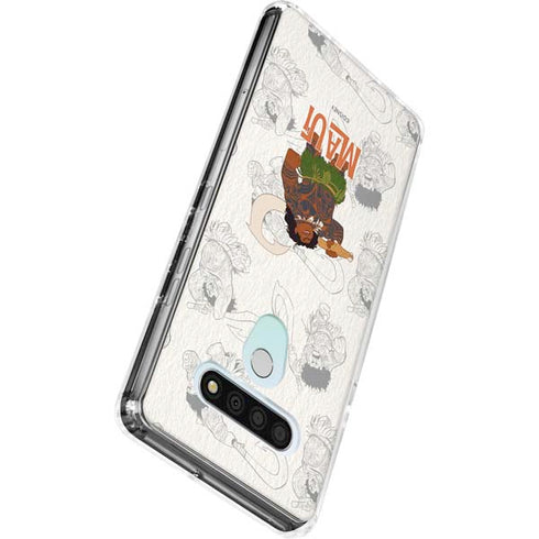 Disney Princess Moana Maui Pattern LG Stylo 6 Clear Case