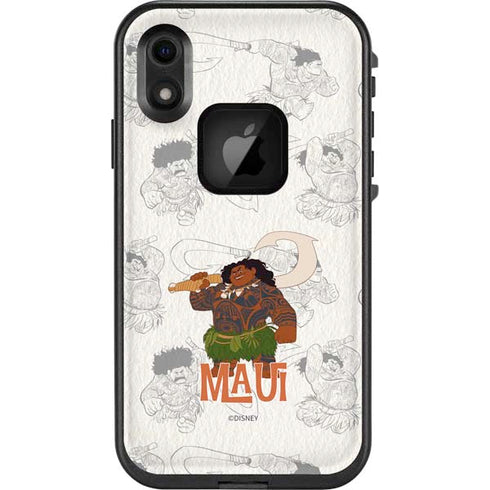 Disney Princess Moana Maui Pattern LifeProof Fre iPhone Skin
