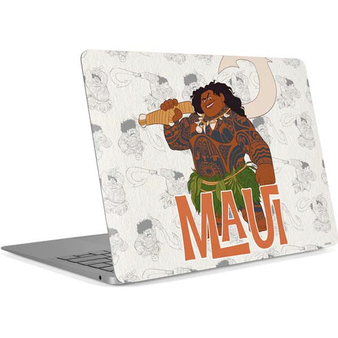 Disney Princess Moana Maui Pattern Apple MacBook Air Skin