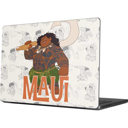 Disney Princess Moana Maui Pattern MacBook Pro 14in (2021-24) Skin