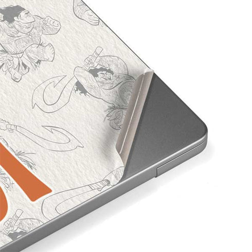 Disney Princess Moana Maui Pattern MacBook Pro 14in (2021-24) Skin