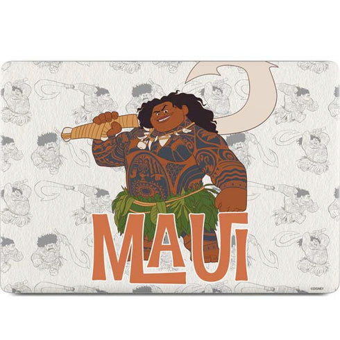 Disney Princess Moana Maui Pattern MacBook Skins
