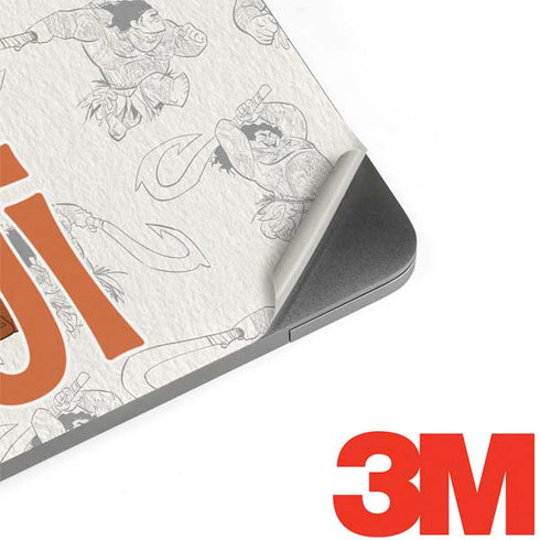 Disney Princess Moana Maui Pattern MacBook Skins