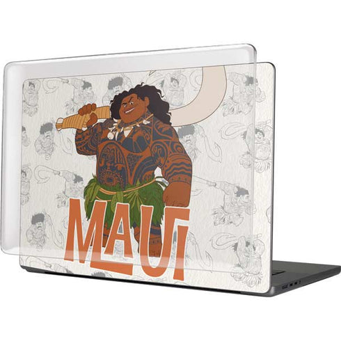 Disney Princess Moana Maui Pattern MacBook Pro 16in (2021-25) Case plus Skin