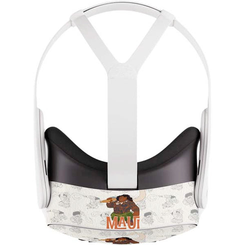 Disney Princess Moana Maui Pattern Meta Quest 3S Skin