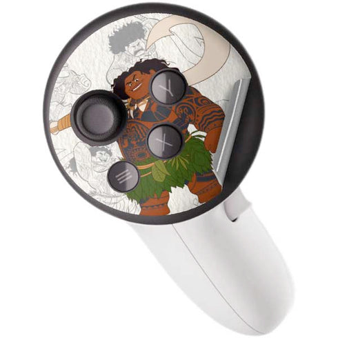 Disney Princess Moana Maui Pattern Meta Quest 3S Skin