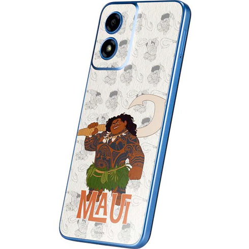 Disney Princess Moana Maui Pattern Moto G Play 4G (2024) Skin