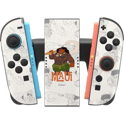 Disney Princess Moana Maui Pattern Nintendo Switch 2 (2025) Joy-Con Controller Skin