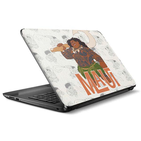 Disney Princess Moana Maui Pattern HP Notebook Skin