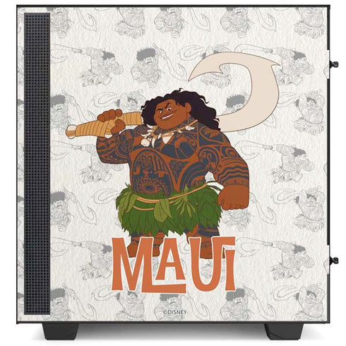 Disney Princess Moana Maui Pattern NZXT H510 Compact ATX Mid-Tower Case Skin