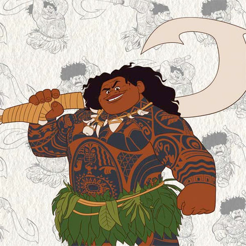 Disney Princess Moana Maui Pattern Otterbox Commuter Galaxy Skin