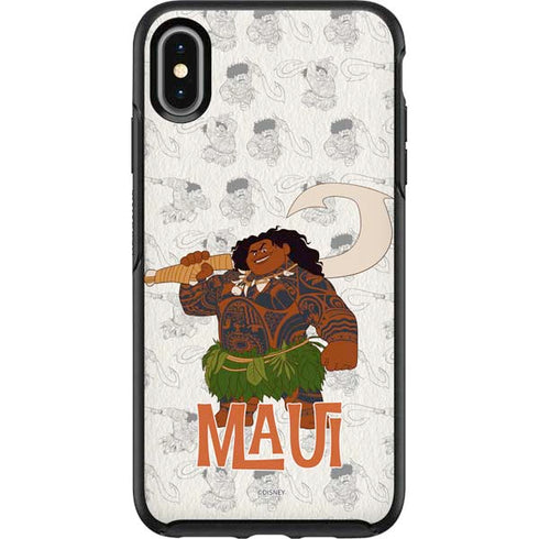 Disney Princess Moana Maui Pattern Otterbox Symmetry iPhone Skin