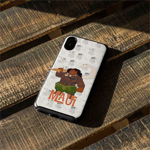 Disney Princess Moana Maui Pattern Otterbox Symmetry iPhone Skin