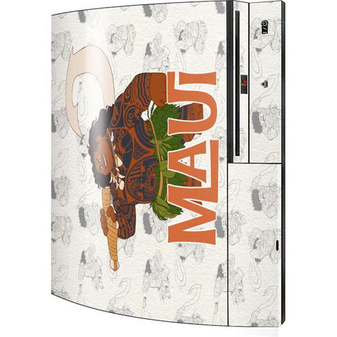 Disney Princess Moana Maui Pattern Playstation 3 & PS3 Skin