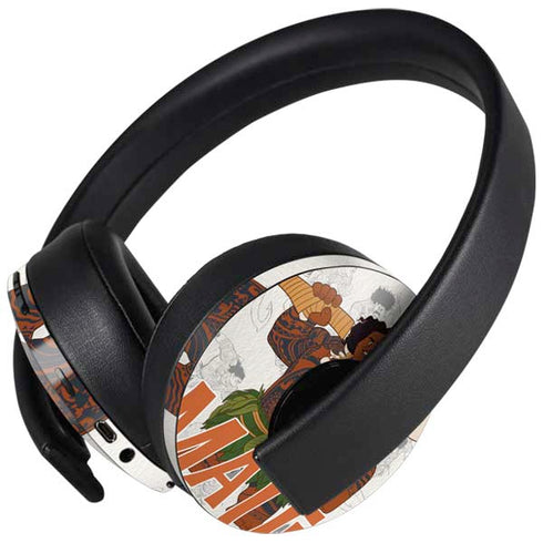 Disney Princess Moana Maui Pattern PlayStation 4 Gold Wireless Headset Skin