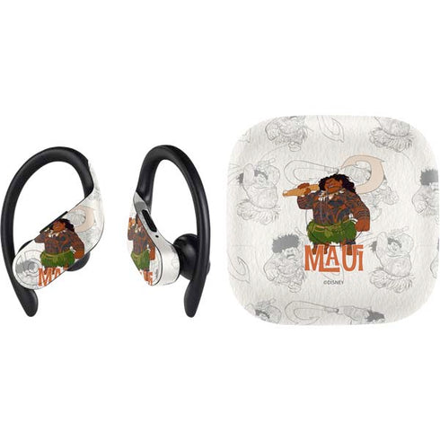 Disney Princess Moana Maui Pattern PowerBeats Pro Skin