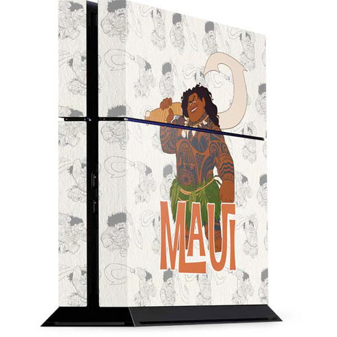 Disney Princess Moana Maui Pattern PS4 Console Skin