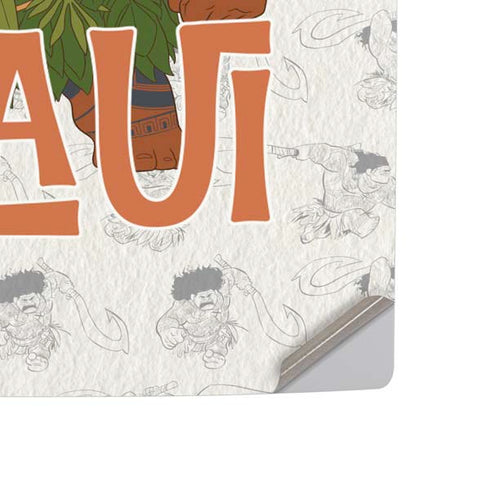 Disney Princess Moana Maui Pattern PS5 Slim Disk Console Skin