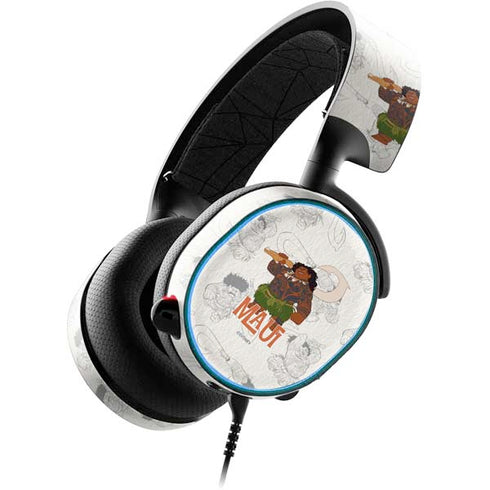 Disney Princess Moana Maui Pattern SteelSeries Arctis 3 Skin