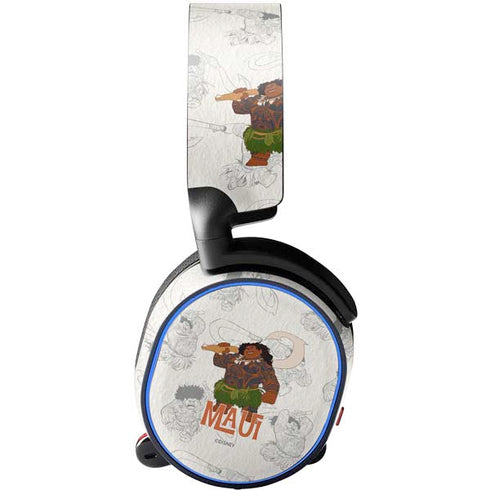 Disney Princess Moana Maui Pattern SteelSeries Arctis 3 Skin