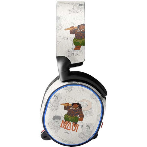 Disney Princess Moana Maui Pattern SteelSeries Arctis 5 Skin