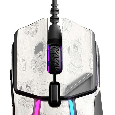 Disney Princess Moana Maui Pattern SteelSeries Rival 600 Gaming Mouse Skin