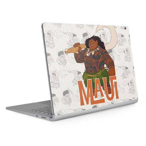 Disney Princess Moana Maui Pattern Surface Book 2 13.5in Skin