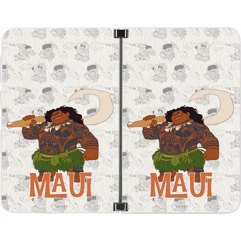 Disney Princess Moana Maui Pattern Surface Duo Skin