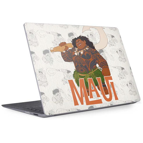 Disney Princess Moana Maui Pattern Surface Laptop 2 Skin