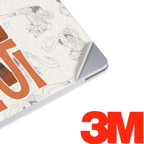 Disney Princess Moana Maui Pattern Surface Laptop 2 Skin