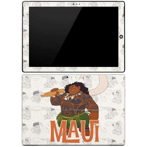 Disney Princess Moana Maui Pattern Surface Pro 3 Skin