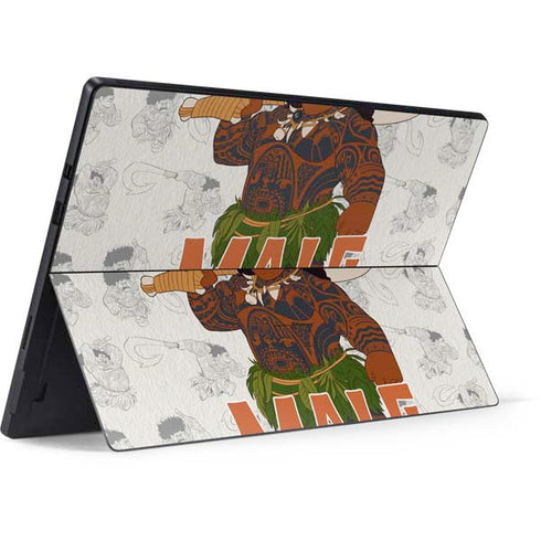 Disney Princess Moana Maui Pattern Surface Pro 6 Skin