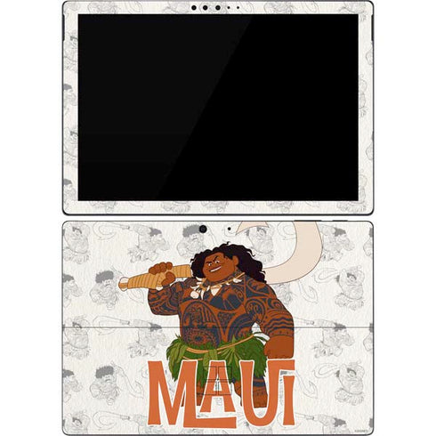 Disney Princess Moana Maui Pattern Surface Pro 7 Skin