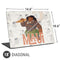 Disney Princess Moana Maui Pattern Universal Laptop 18in (14.6 x 10.6in) Skin