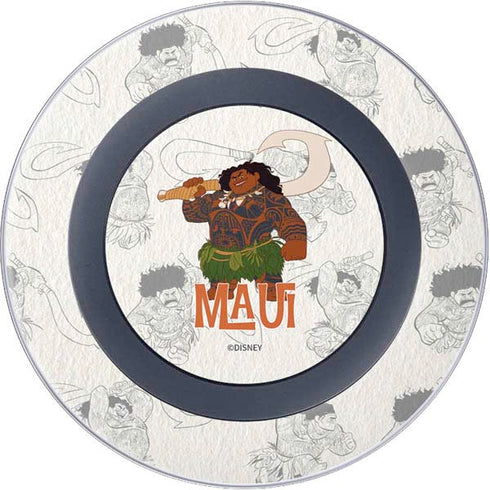 Disney Princess Moana Maui Pattern Wireless Charger Skin