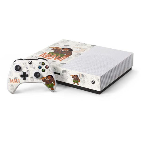 Disney Princess Moana Maui Pattern Xbox One Skins