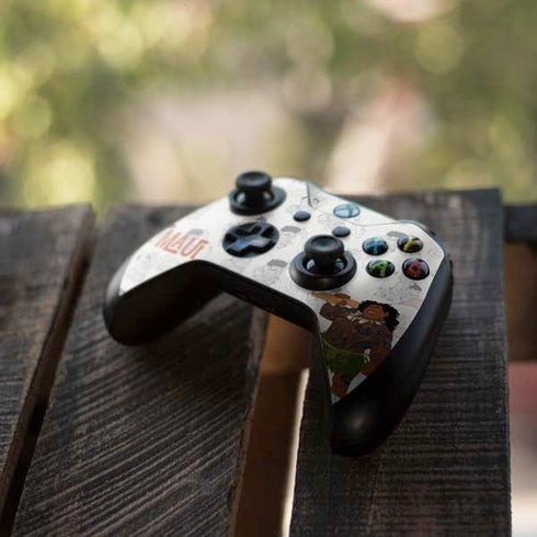 Disney Princess Moana Maui Pattern Xbox One X Controller Skin