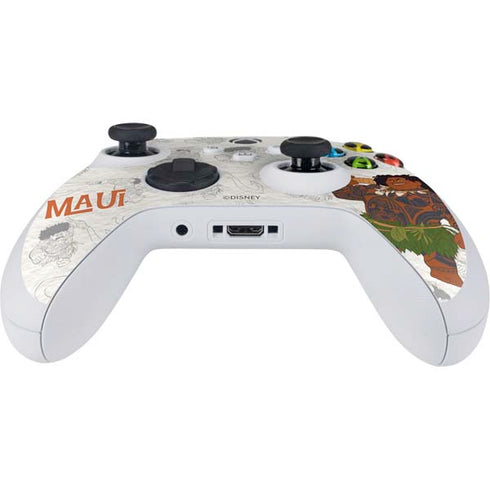 Disney Princess Moana Maui Pattern Xbox Series S Controller Skin