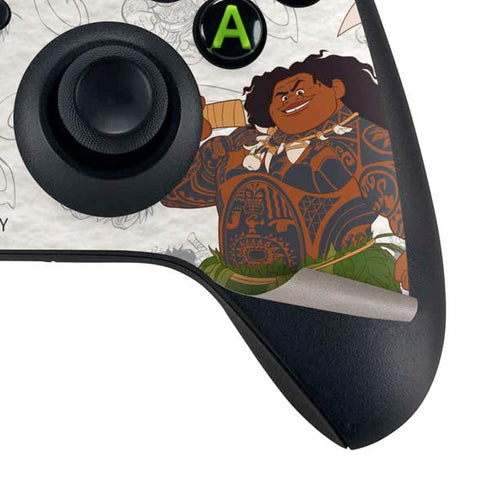 Disney Princess Moana Maui Pattern Xbox Series X Bundle Skin