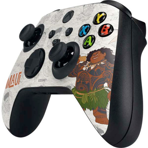 Disney Princess Moana Maui Pattern Xbox Series X Controller Skin