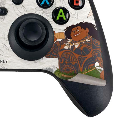 Disney Princess Moana Maui Pattern Xbox Series X Controller Skin