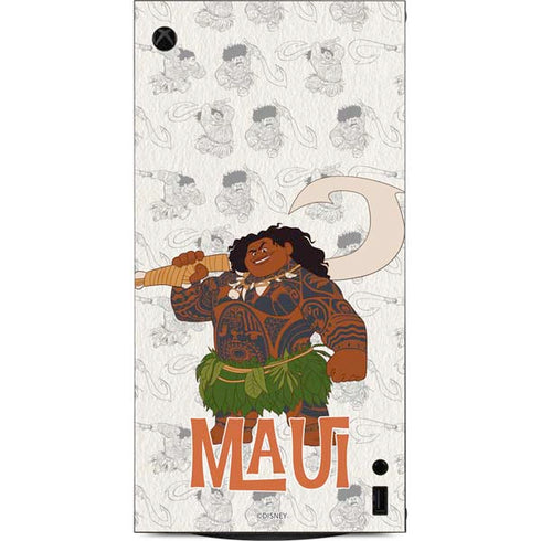 Disney Princess Moana Maui Pattern XBox Series X Digital Edition Console Skin