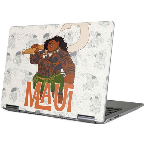 Disney Princess Moana Maui Pattern Yoga 710 14in Skin