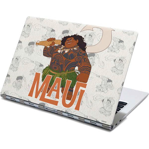 Disney Princess Moana Maui Pattern Yoga 910 2-in-1 14in Touch-Screen Skin