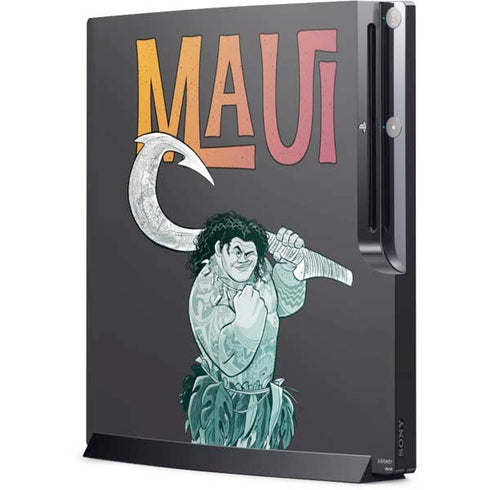 Disney Princess Moana Maui Playstation 3 & PS3 Slim Skin
