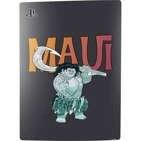 Disney Princess Moana Maui PS5 Digital Edition Console Skin