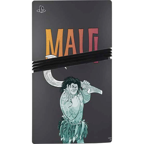 Disney Princess Moana Maui PS5 Pro Console Skin