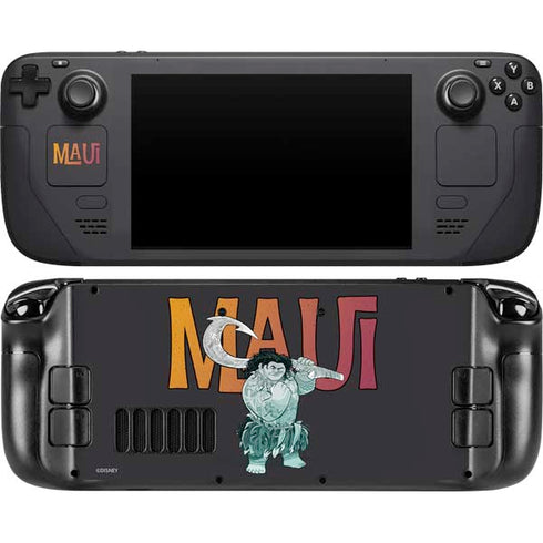 Disney Princess Moana Maui Steam Deck Handheld Gaming Computer Skin