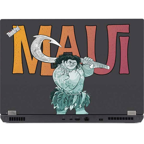 Disney Princess Moana Maui Lenovo ThinkPad Skin